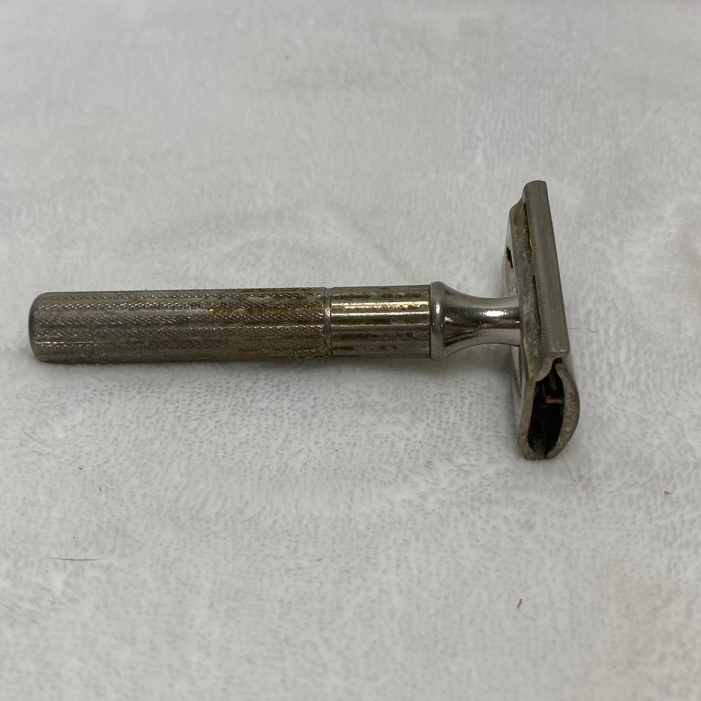 Vintage Safety Razor Metal Handle‎ Double Edge Shaving Tool